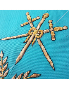 SRF009B-sautoirs-maitres-ceremonies-rite-francais-groussier-officiers-maconniques-cordon-accessoires-loges-gants 2