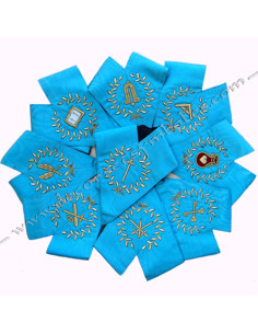 ENSRF211-officers-sets-packs-10-collars-masonic-ribbon-set-white-groussier-crowns-acacia-gloves-fm