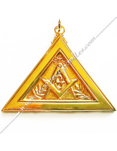 Médaille Maçonnique Garant d'Amitié Dorée Or Fin 24k