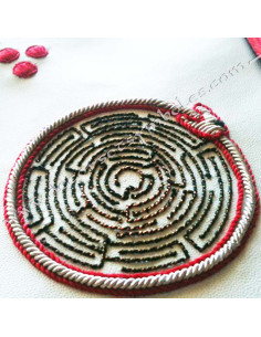 TRA042R-masonic-worshipful-aprons-masters-labyrinth-ouroboros-aasr-decorations-jewels-reaa-gold-tools-fm 2
