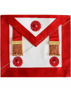 TRA049R-maitres-tabliers-ecossais-reaa-rosaces-cocardes-rosettes-rouges-breloques-pendeloques-pampilles-maconniques-or-fm