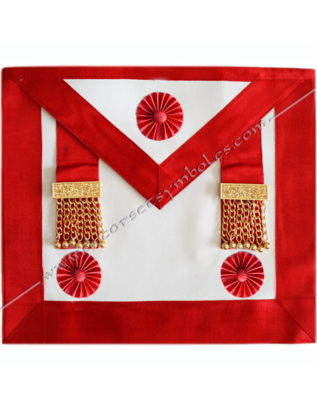 TRA049R-maitres-tabliers-ecossais-reaa-rosaces-cocardes-rosettes-rouges-breloques-pendeloques-pampilles-maconniques-or-fm