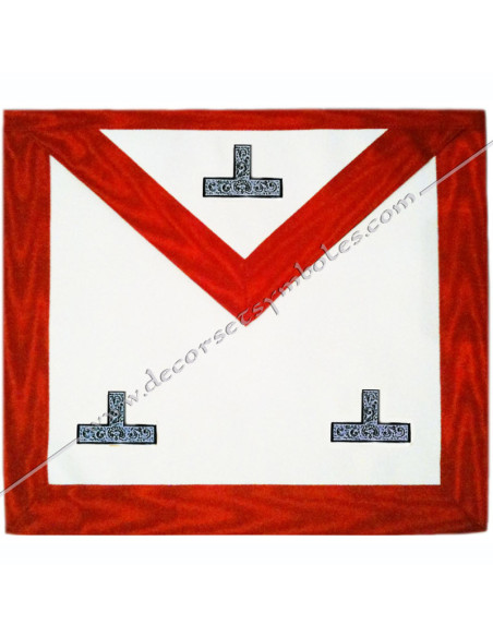 TRA239R-worshipful-masonic-aprons-master-scotish-ancient-vmi-metal-taus-silver-tools-gloves-fm