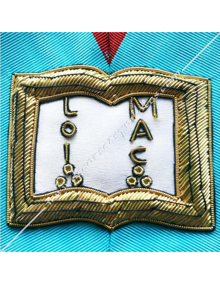SRA008R-orateurs-maconniques-sautoirs-cordons-officiers-ecossais-livre-loi-mac-fm-reaa-decors-reglements