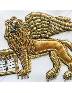 Tablier maçonnique de Maitre du Rite de Venise Memphis