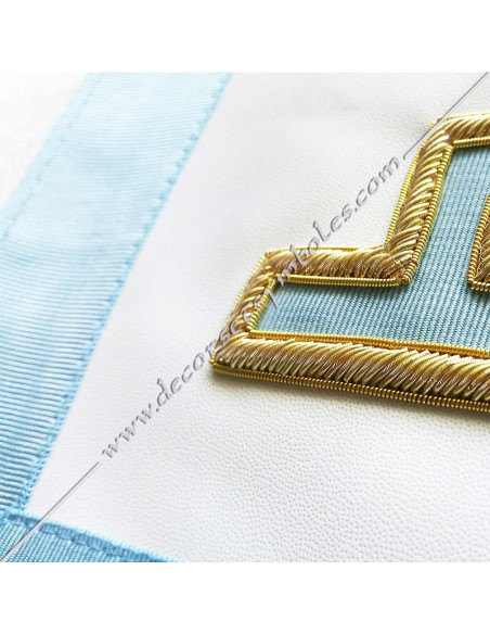 Masonic apron for the Worshipful Master of the RER