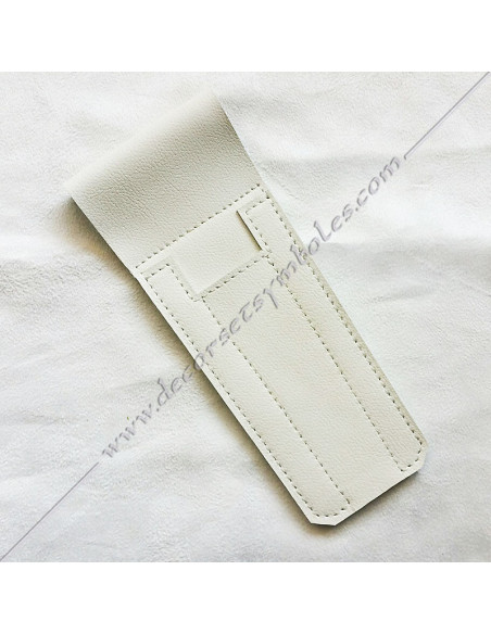 BAU110-baudriers-etuis-cuir-epees-rer-templier-porte-ceintures-blanc-noir-maconniques-ordres-fm-interieurs