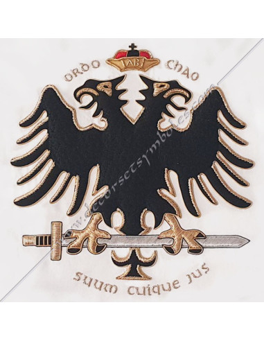 Étendard ou drapeau rituel pour Consistoire du REAA