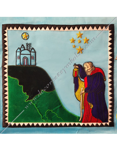 BAN020-maconic-banner-lodges-peronnalized-white-masonry-decorations-symbols-signs-hand-embroderies-fm-royal-art