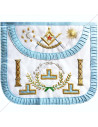 Tablier Vénérable Maître Rite Français Moderne en Satin