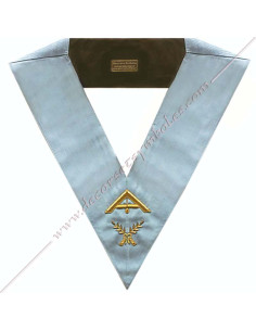 SRFT007C-first-1st-guards-officers-traditional-french-sashes-collars-level-masonic-levels-tools-accessories-fm