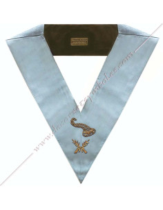 SRFT167C-officers-banquets-masters-french-traditional-gltso-collars-masonic-sashes-abundance-horn-cornucopia-fm
