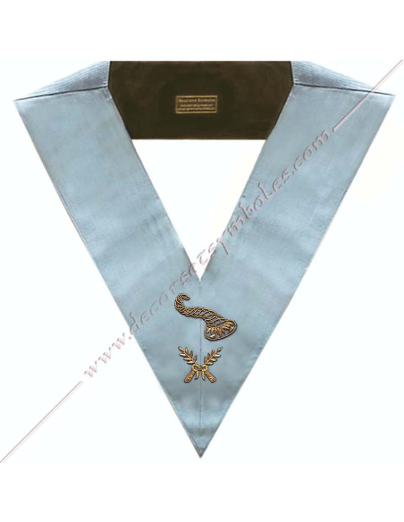 SRFT167C-officers-banquets-masters-french-traditional-gltso-collars-masonic-sashes-abundance-horn-cornucopia-fm