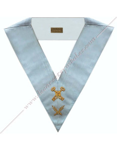 Tresorier Sautoir Officier Rite Francais Moderne