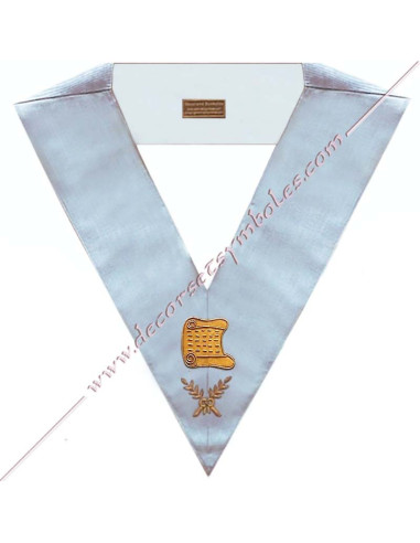 Architecte Sautoir Officier Rite Francais Moderne