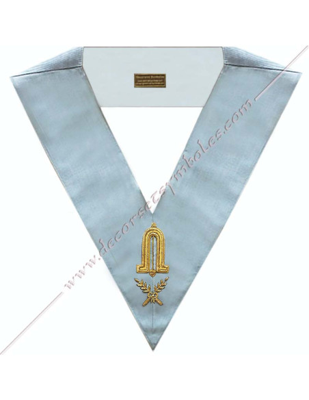 SRFM005C-seconds-2nd-guards-collars-sashes-masonic-french-modern-perpendicular-plumb-line-fm