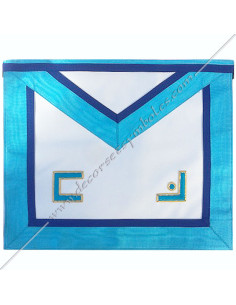 Tablier de Maître Rite de Misraïm Simili Cuir et Liseré