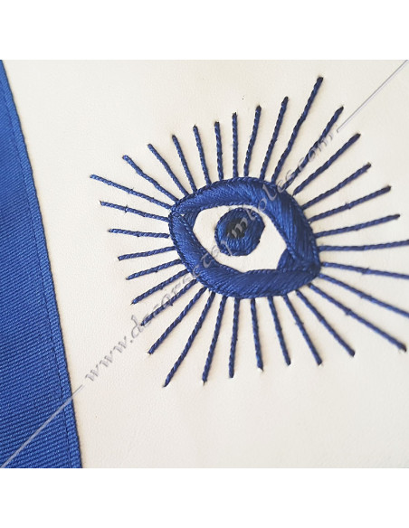 TRY255-masonic-aprons-rite-york-english-tools-pendants-pampilles-symbols-fringes-fm-gold-lodges-glnf