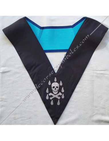 SRM267B-banquets-master-officers-misraim-masonics-sashes-collars-decorations-ribbons-horns-fm-abundances
