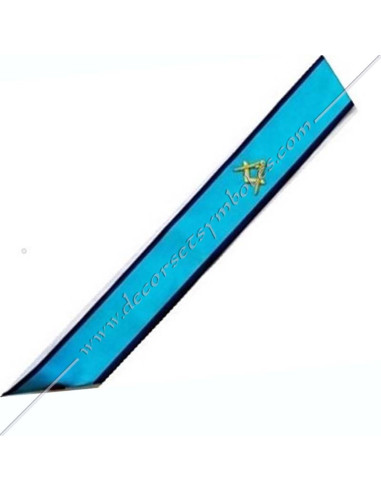 BRM117B-misraim-rite-sashes-masonic-harnesses-master-lodge-ribbons-gloves-gifts-jewellery-tools-fm