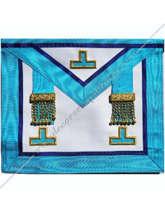 Tablier Vénérable Maître Rite de Misraïm Simili Cuir, Taus