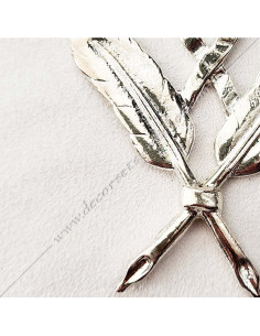 Bijou d'officier maçonnique de Secrétaire pour le Rite