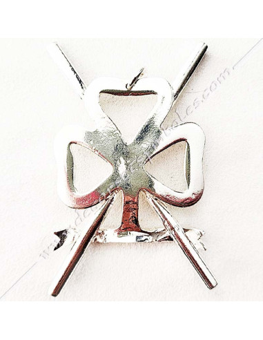 Gilded silver masonic jewel of officer 1st guard