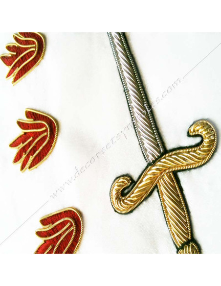 HRF260-aprons-first-1st-orders-masonic-elected-secret-french-chapter-general-fm-decorations-degrees-wisdom