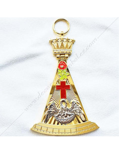 Bijou Maçonnique Articulé | 4e Ordre | Rose-Croix | Rite