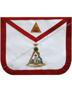 Tablier réversible de Souverain Prince Rose-Croix (4e Ordre