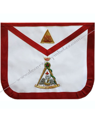 Tablier réversible de Souverain Prince Rose-Croix (4e Ordre