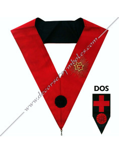 HRF143-sautoirs-4e-cordons-maconniques-ordres-francais-chapitres-rose-croix-sagesse-grades-etoiles-fm