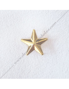 Estrella oro sobre Agrafes 5º Orden Rito Francés