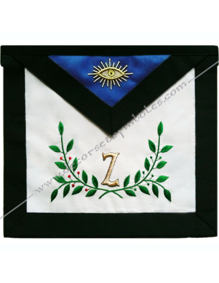 Apron 4th Degree Secret Master AASR détail du motif