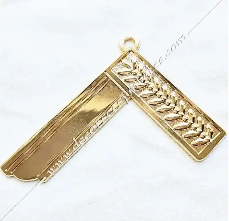 Masonic square-and-compasses jewel of Worshipful Master