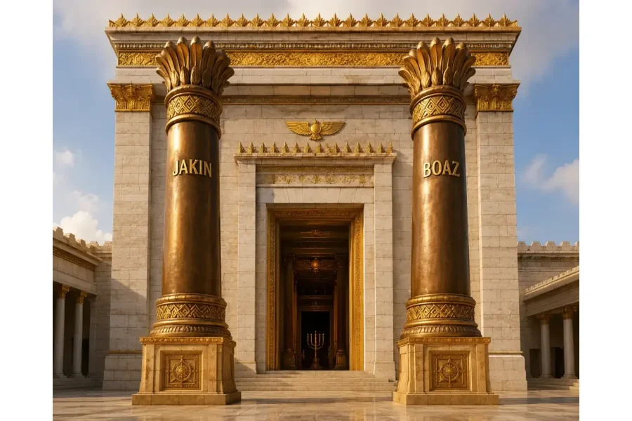 Masonic Columns: Jakin, Boaz and the Symbolism of the Temple